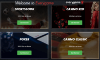 Everygame website - casino, poker, sports