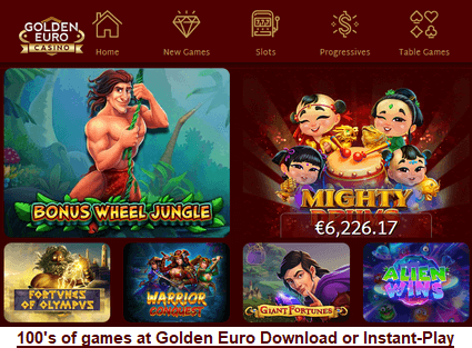 Golden Euro casino games