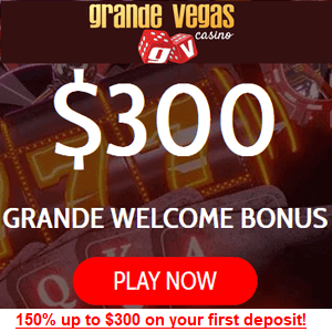 Grande Vegas Casino welcome bonus