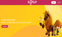 SlotsLV Casino website