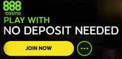 888 no deposit needed