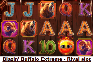 Blazin' Buffalo Extreme, new Rival online slot game