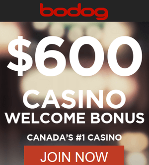 Bodog Casino, Canada welcome bonuses