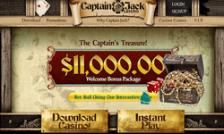 Captain Jack Casino website