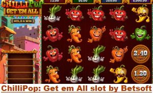 ChilliPop: Get em All, new Betsoft online slot