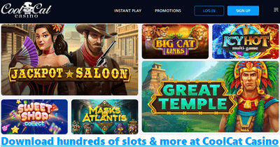 Download CoolCat Casino's SpinLogic slot games