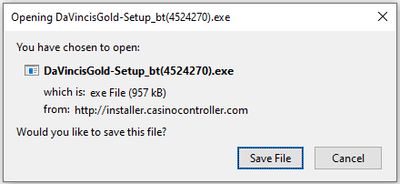 Da Vinci's Gold Casino download file
