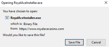 Download Royal Ace's casino software