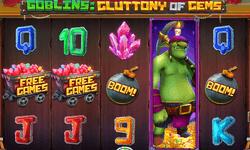 Goblins Gluttony Of Gems slot by SpinLogic/RTG