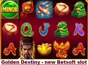 Golden Destiny, new Betsoft online slot