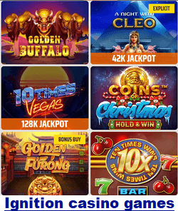 Ignition casino games