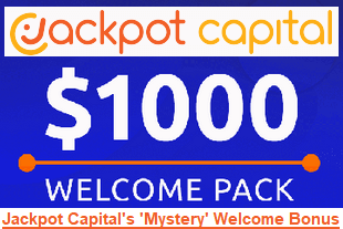 Jackpot Capital online casino mystery welcome bonus