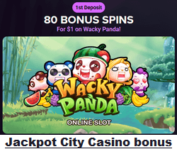 Jackpot City Casino welcome bonus