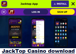 JackTop Casino download app software