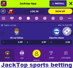 JackTop sportsbook betting