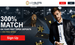 Lion Slots Casino website
