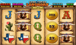 Lone Star Longhorn slot by Dragon Gaming