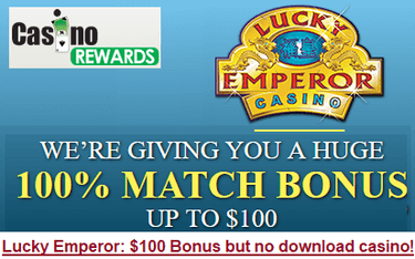 Lucky Emperor no download casino bonus