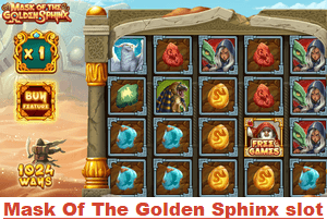 Mask Of The Golden Sphinx new SpinLogic slot game