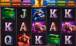 Screenshot of Midnight Bandits online slot by Betsoft