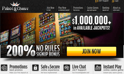 Palace Of Chance Casino website