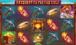 Paydirt! Go For The Gold slot by SpinLogic/RTG