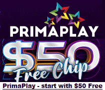 PrimaPlay Casino free chip bonus