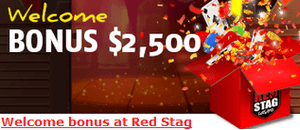 Red Stag Casino welcome bonus