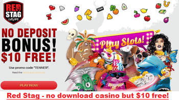 Red Stag ex-download casino - $10 free