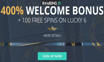 Roaring 21 Casino website