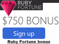 Ruby Fortune Casino bonus