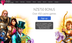 Ruby Fortune Casino website