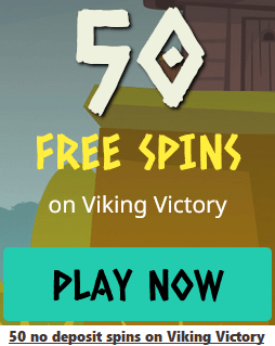 50 no deposit spins on Viking Victory at Slotgard Casino