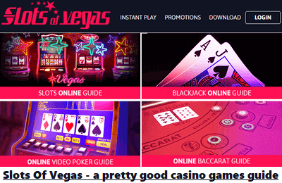 Slot Of Vegas casino games guide