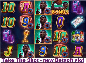 Take The Shot, Betsoft online slot game