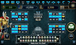 Thunderstruck II video bingo by Neko