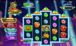 Vegas Space Heist slot by Qora