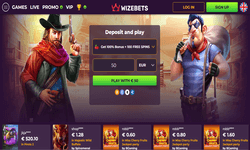 Wizebets Casino website