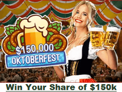 $150,00 Oktoberfest prize draw at Everygame Casino